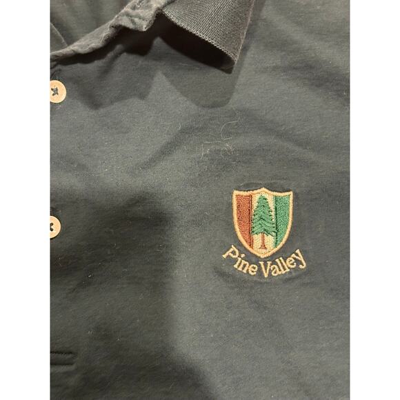 Pine Valley Fairway & Greene Dark Green Golf Shirt Polo 100% Cotton Large L - Picture 4 of 6